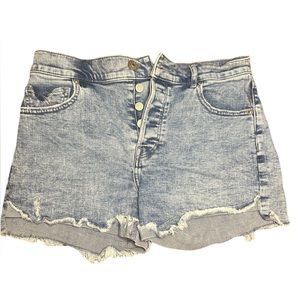 Express Shortie Vintage High Rise Jean Shorts